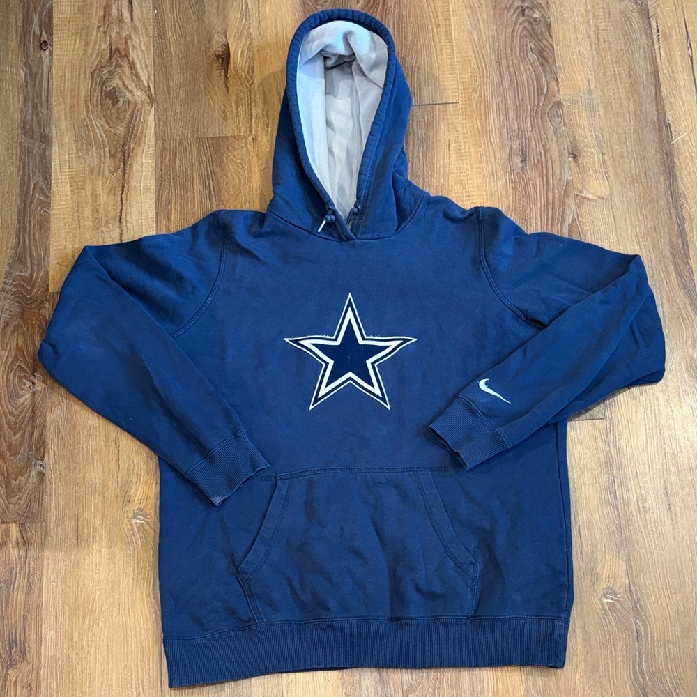 Official NFL Team Nike Dallas Cowboys Prime Long Sleeve Hoodie (Size: XL)